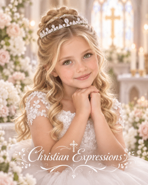 Dainty Crystal First Communion Tiara