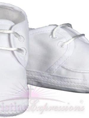 Boys Gabardine Christening Shoes