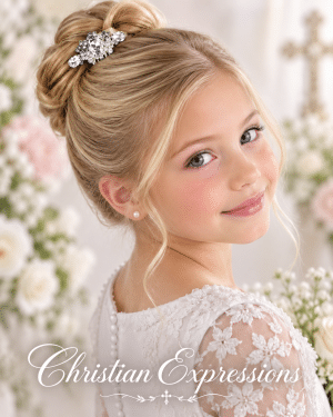 First Communion Rhinestone Crystal Tiara