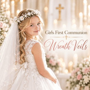 First Communion Wreath Veils