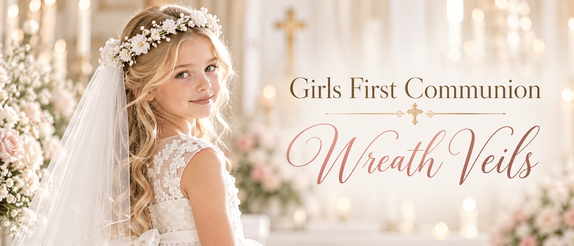 Shop First Communion wreath Veils