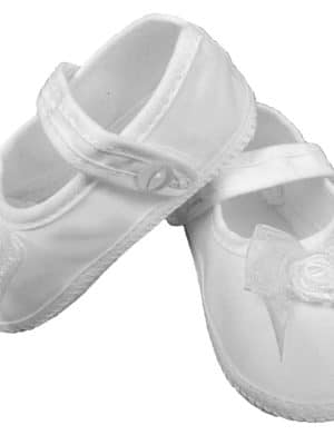Girls Organza Christening Shoes