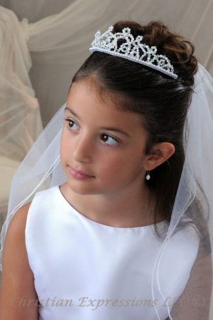 First Communion Crown Tiara 4590