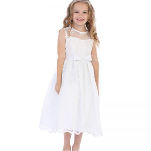 First-Communion-Dress-Satin-Bow-Embroidered-Tulle
