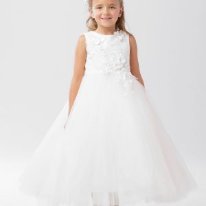 Floral Bodice First Communion Dress