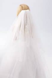 Embroidered Virgin Mary First Communion Veil