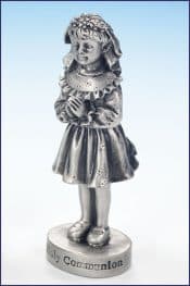 First Communion Girl Pewter Figurine_1