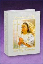 FIRST COMMUNION REMEMBRANCE PHOTO ALBUM GIRL