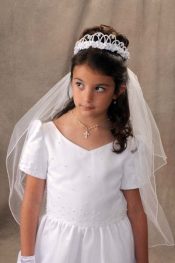 First Communion Crown Veil-3044