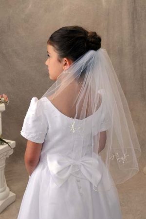 First Communion Veils-V3200