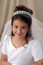 First Communion Tiara/Hairband