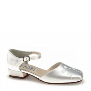 Penny Satin Communion Shoe