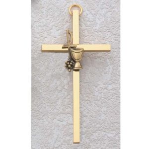 BRASS COMMUNION CROSS