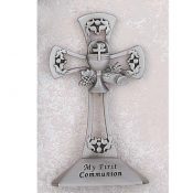 PEWTER STANDING COMMUNION CROSS