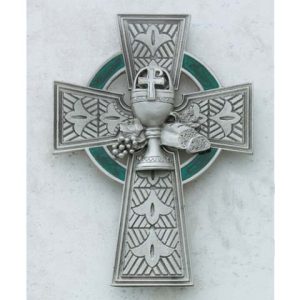 PEWTER CELTIC COMMUNION CROSS
