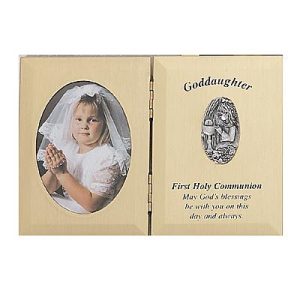 Metal Communion Frame Goddaughter