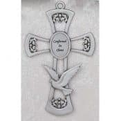 HOLY SPIRIT CONFIRMATION CROSS - Pewter