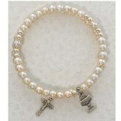 COMMUNION PEARL WRAP BRACELET