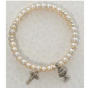 COMMUNION PEARL WRAP BRACELET