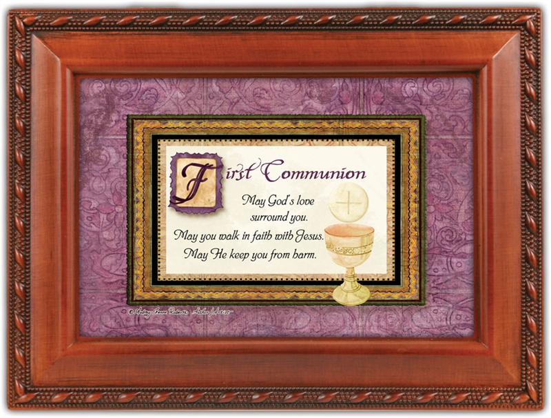 First Communion Music BoxChalice