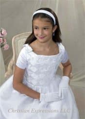 Irish Shamrock First Communion Headband