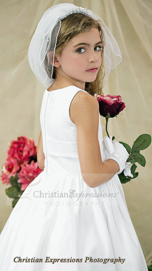 First Communion Veils-V91