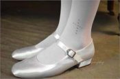 First Communion Tights with Rhinestone Cross