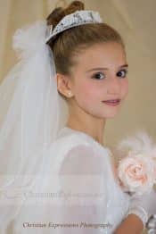 First Communion Crown Veils-5503